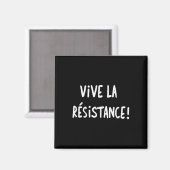 Aimant Vive La Résistance Résiste Trump 2 (Recto/Verso)