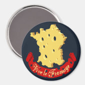 Aimant Vive le Fromage (Recto/Verso)