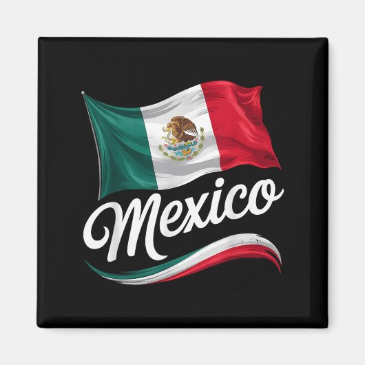 Aimant Vive le jour de l'indépendance du Mexique Drapeau (Devant)