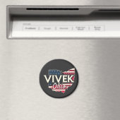 Aimant Vivek Ohio 2026 Gouverneur Républicain Américain (In Situ (Lave-vaisselle))