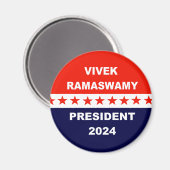 Aimant Vivek Ramaswamy Président 2024 (Recto/Verso)