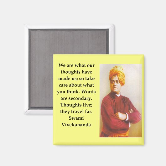 Aimant Vivekananda (Recto/Verso)