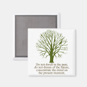 Aimant Vivez à l'instant présent (Recto/Verso)