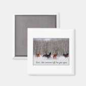 Aimant Vivez la vie...Comme si quelqu'un avait laissé la (Recto/Verso)