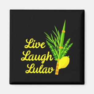 Aimant Vivez Riez Lulav Etrog Joyeux Souccot Juif Soucca