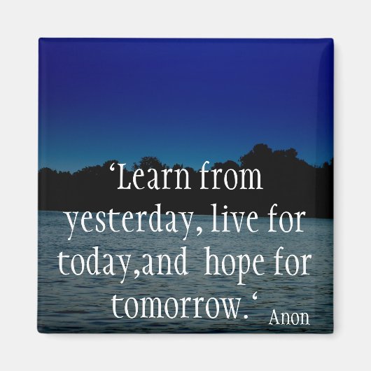 Aimant Vivez votre vie (Devant)