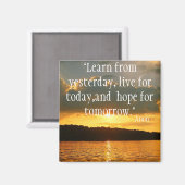 Aimant Vivez votre vie (Recto/Verso)