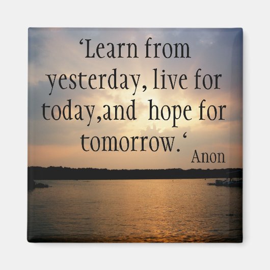 Aimant Vivez votre vie (Devant)