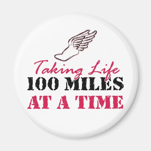 Aimant Vivre 100 milles à la fois (Devant)
