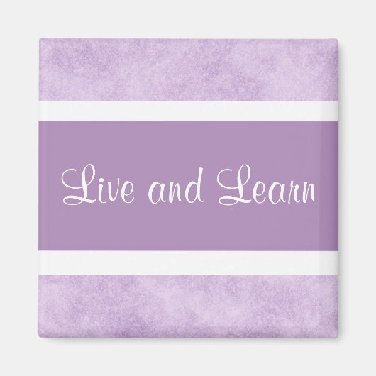 Aimant Vivre et apprendre (Devant)