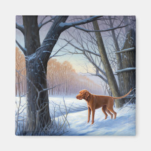 Aimant Vizla Laisser neiger Noël