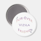 Aimant Vizsla Furever Friend (Recto/Verso)