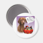 Aimant Vizsla Halloween Candy (Recto/Verso)