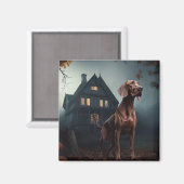 Aimant Vizsla Halloween effroi (Recto/Verso)