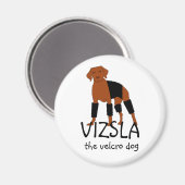 Aimant Vizsla L'aimant Velcro Dog (Recto/Verso)