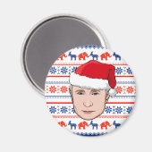 Aimant VLADIMIR POUTINE Noël (Recto/Verso)