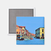 Aimant VNT003 MURANO, lagon vénitien, Italie, réfrigérate (Recto/Verso)