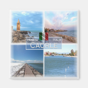 Aimant VNT014 CAORLE, Mosaic, Veneto, Italy, Fridge