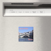 Aimant VNT027 VENISE, Pont du Rialto, Italie, Réfrigérate (In Situ (Lave-vaisselle))