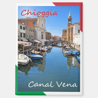 Aimant VNT116 CHIOGGIA, Canal Vena, Veneto, Italy, Fridge