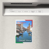 Aimant VNT116 CHIOGGIA, Canal Vena, Veneto, Italy, Fridge (In Situ (Lave-vaisselle))