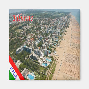 Aimant VNT120 BIBIONE, Vue aérienne, Vénétie, Italie, Réf