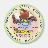 Aimant vocal enseignant (Devant)