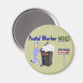 Aimant Voeux de poste - Drôle (Recto/Verso)