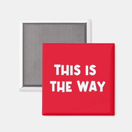 Aimant Voici comment l'aimant (Recto/Verso)