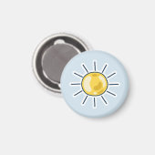 Aimant Voici Le Soleil (Recto/Verso)