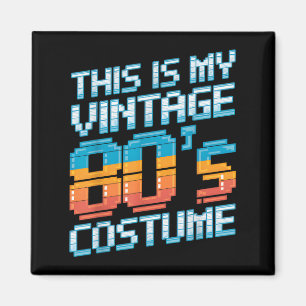 Aimant Voici mon costume Vintage des années 80 1980 Fashi