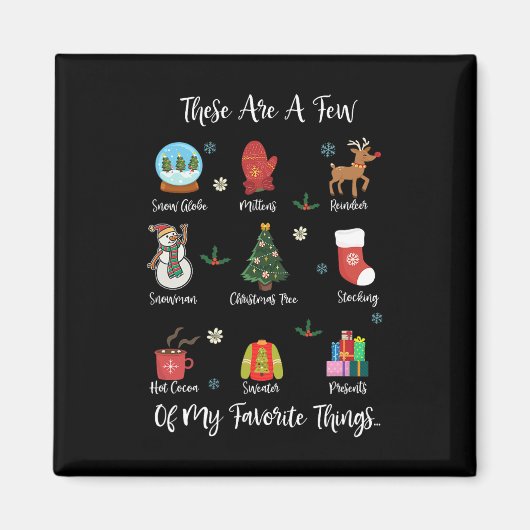 Aimant Voici Quelques-Uns De Mes Choses Préférées (Devant)