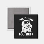 Aimant Voici Un Costume Fun Halloween Ghost Boite (Recto/Verso)