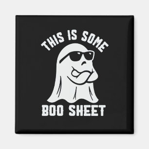 Aimant Voici Un Peu De Feuille De Boite Ghost Cute Boo Gh