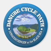 Aimant Voie cyclable du Danube (cyclisme c) (Devant)