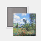 Aimant Voie dans les champs de pavot Saint-Martin Claude  (Recto/Verso)