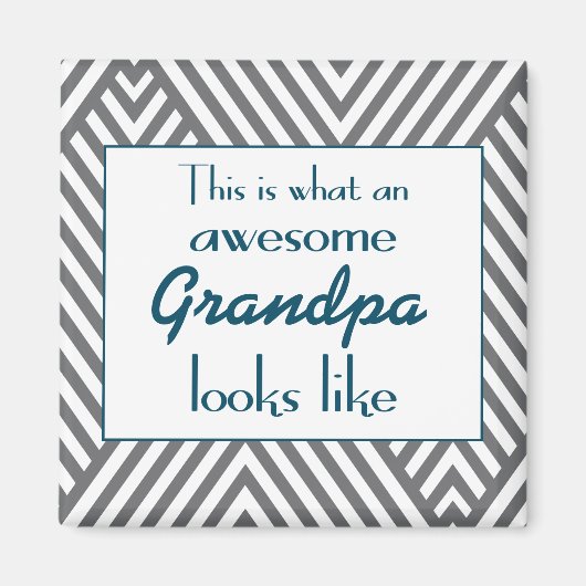 Aimant Voilà À Quoi Ressemble Un Grand-Père Génial (Devant)