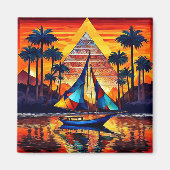 Aimant Voile au pays des Pyramides 7 (Devant)