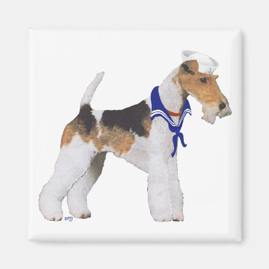 Aimant Voile Fox Terrier (Devant)