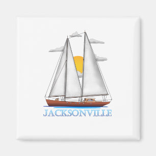 Aimant Voile nautique côtière de Jacksonville
