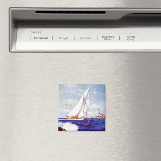 Aimant Voile Par Le Phare par Albert B. Marks (In Situ (Lave-vaisselle))