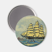 Aimant Voiles jaunes (Recto/Verso)