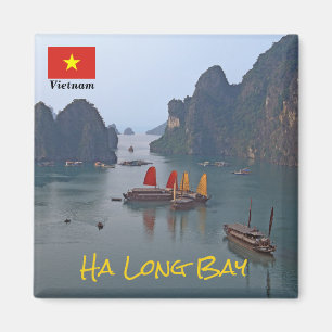Aimant Voiliers dans la baie d'Halong - Vietnam, Asie