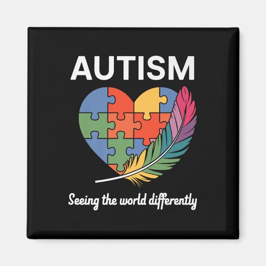 Aimant Voir Le Monde Différentes Sensibilisations sur l'a (Devant)