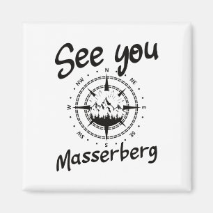 Aimant Voir Vous Randonnée Merberg Allemagne Vacances Ski