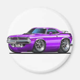 Aimant Voiture 1970 de pourpre de Plymouth Cuda