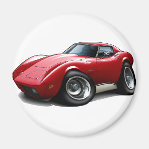 Aimant Voiture 1973-76 de rouge de Corvette