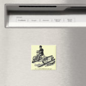 Aimant Voiture à main KALAMAZOO Velocipede 1887 (In Situ (Lave-vaisselle))