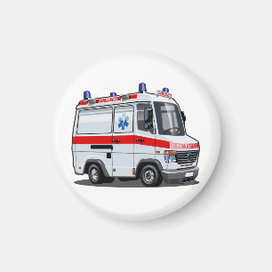Aimant Voiture Ambulance Carton