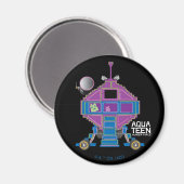 Aimant Voiture Aqua Ado Hunger Force Mooninites (Recto/Verso)